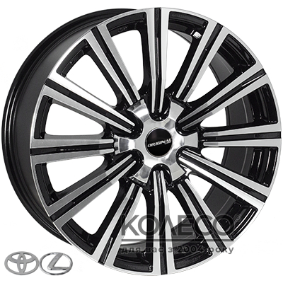 Zorat Wheels BK5166 R20 W8.5 PCD6x139.7 ET25 DIA106.2 BP