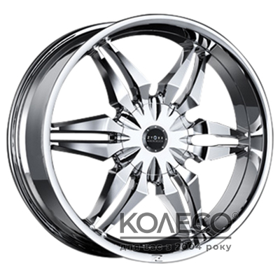 Zyoxx ZX6 R20 W8.5 PCD5x120 ET35 DIA78.1 Chrome
