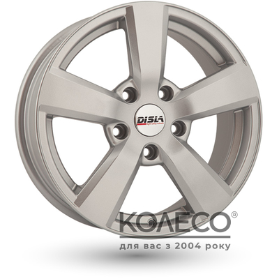 Disla Formula R15 W6.5 PCD5x100 ET35 DIA67.1 silver