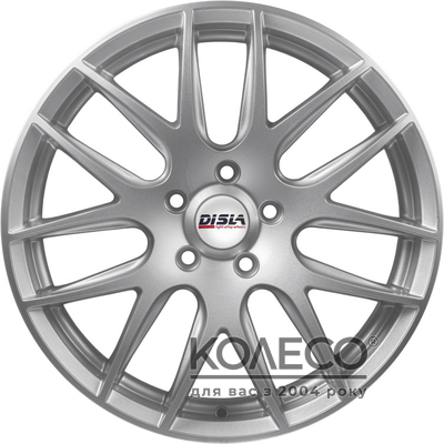 Disla Munich R18 W8 PCD5x112 ET35 DIA66.6 silver