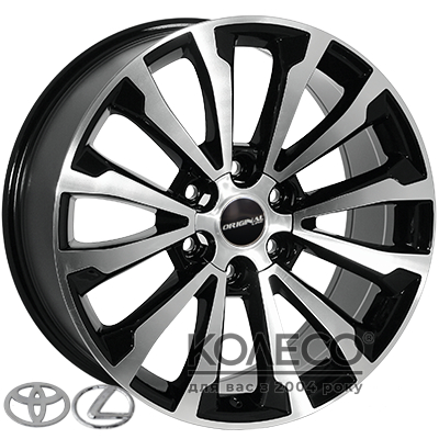 Zorat Wheels BK5391 R20 W8.5 PCD6x139.7 ET30 DIA106.2 BP