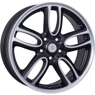 WSP Italy Mini (W1654) Amstel W7.5 R19 PCD5x120 ET52 DIA72.6 dull black polished