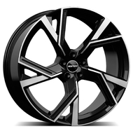 GMP Italia Angel W10 R21 PCD5x112 ET30 DIA66.5 black polished