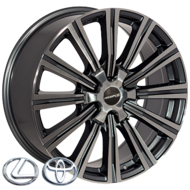 Replica Toyota GT 202056 W8.5 R20 PCD5x150 ET60 DIA110.1 MG