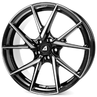 Alutec ADX.01 W8.5 R18 PCD5x112 ET30 DIA70.1 diamond black front polished