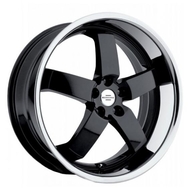 TSW Monarch W9.5 R20 PCD5x120 ET32 DIA72.6 black polished lip