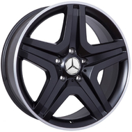 WSP Italy Mercedes (W775) Miyagi W9.5 R20 PCD5x130 ET50 DIA84.1 dull black full polished