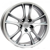 WSP Italy Porsche (W1051) Tornado W10.5 R23 PCD5x130 ET47 DIA71.6 silver