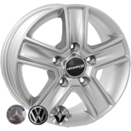 ZW BK473 W6.5 R15 PCD5x139.7 ET40 DIA98.5 silver