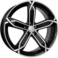 K&K X-fighter W8 R19 PCD5x105 ET35 DIA56.6 Алмаз черн