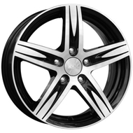 КиК Андорра W7 R17 PCD5x114.3 ET38 DIA66.1 алмаз черный