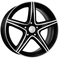 КиК Барракуда (КС567) W7.5 R17 PCD5x108 ET35 DIA67.1 алмаз черный