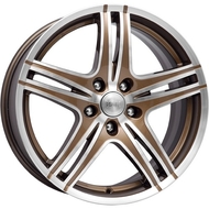 КиК Омаха W8 R18 PCD5x114.3 ET45 DIA67.1 алмаз брасс