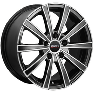 Disla Mirage W6.5 R15 PCD5x105 ET38 DIA56.6 Black Diamond