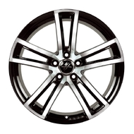 Fondmetal Tech 6 W7.5 R17 PCD5x108 ET45 DIA65.1 black polished
